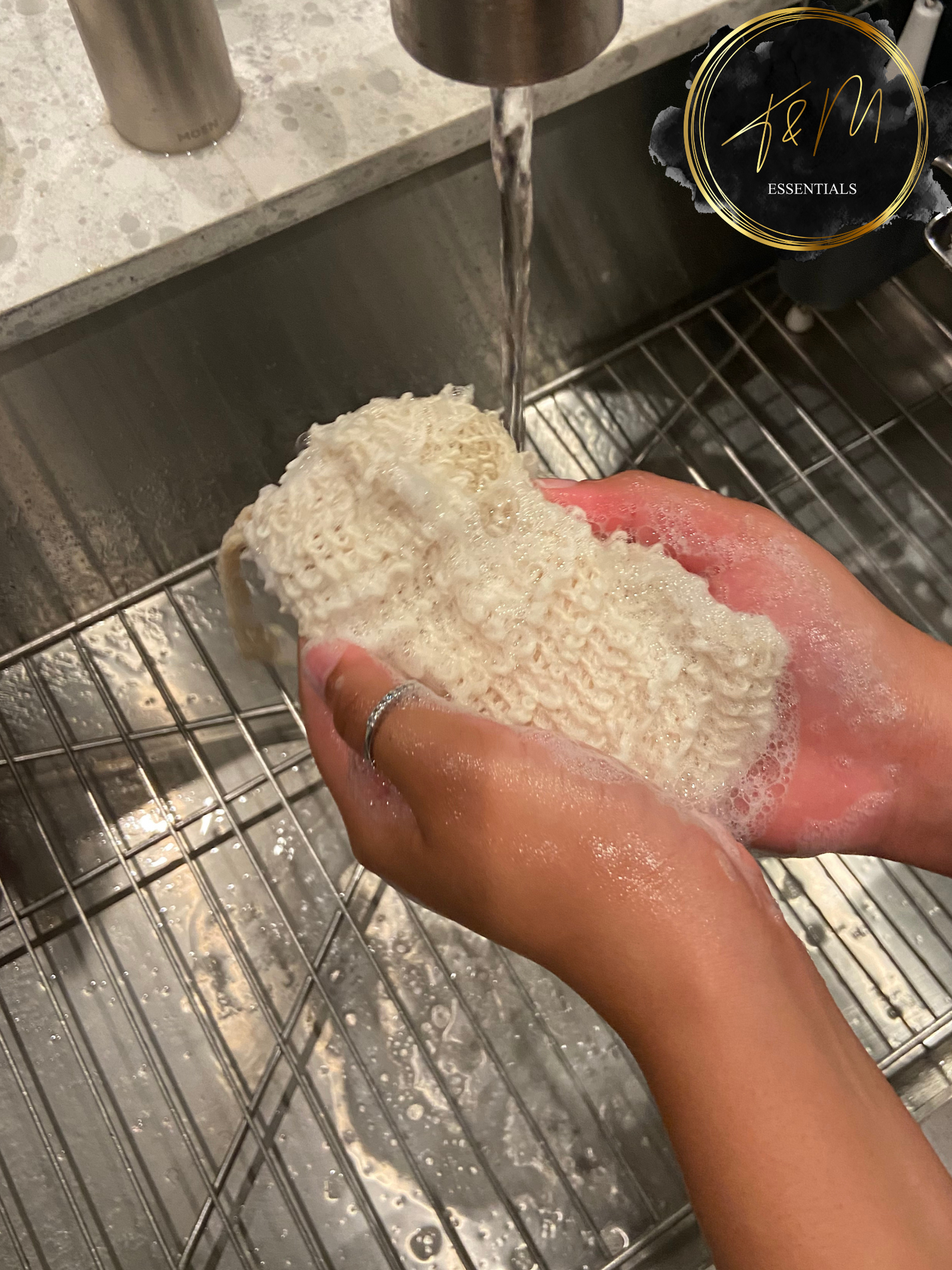 BATH AND SHOWER EXFOLIATING SOAP BAG